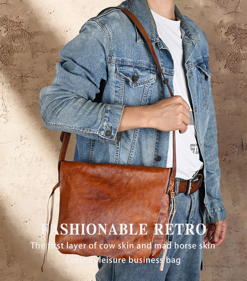 香港狄記皮具 狄記 原創真皮手工 ins郵差包 ins風格包包 頭層牛皮包包 皮革 原創手工真皮 皮件 DEEPKEE 復古真皮手工包