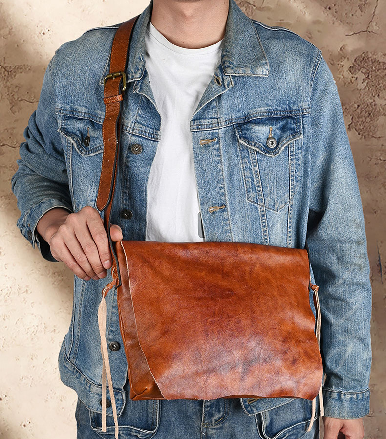 香港狄記皮具 狄記 原創真皮手工 ins郵差包 ins風格包包 頭層牛皮包包 皮革 原創手工真皮 皮件 DEEPKEE 復古真皮手工包