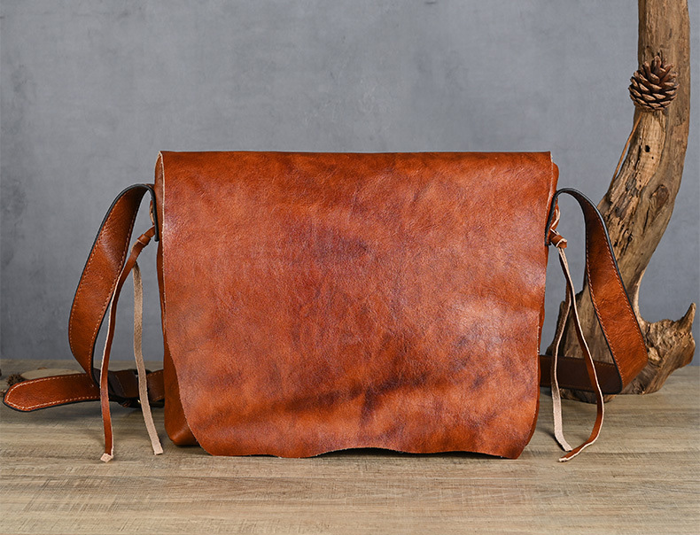 香港狄記皮具 狄記 原創真皮手工 ins郵差包 ins風格包包 頭層牛皮包包 皮革 原創手工真皮 皮件 DEEPKEE 復古真皮手工包