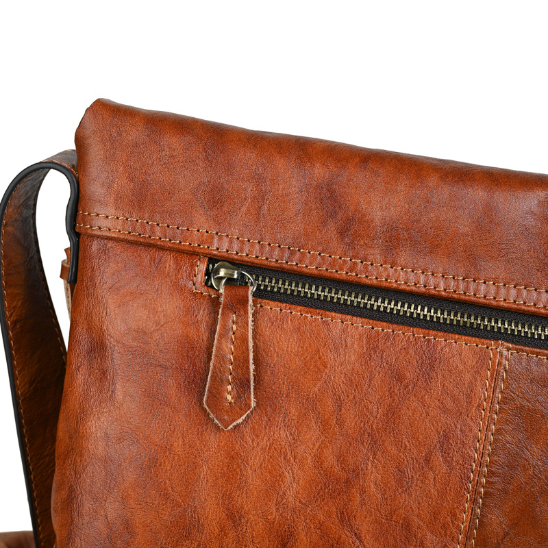 香港狄記皮具 狄記 原創真皮手工 ins郵差包 ins風格包包 頭層牛皮包包 皮革 原創手工真皮 皮件 DEEPKEE 復古真皮手工包