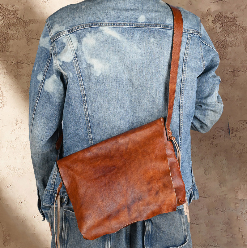 香港狄記皮具 狄記 原創真皮手工 ins郵差包 ins風格包包 頭層牛皮包包 皮革 原創手工真皮 皮件 DEEPKEE 復古真皮手工包