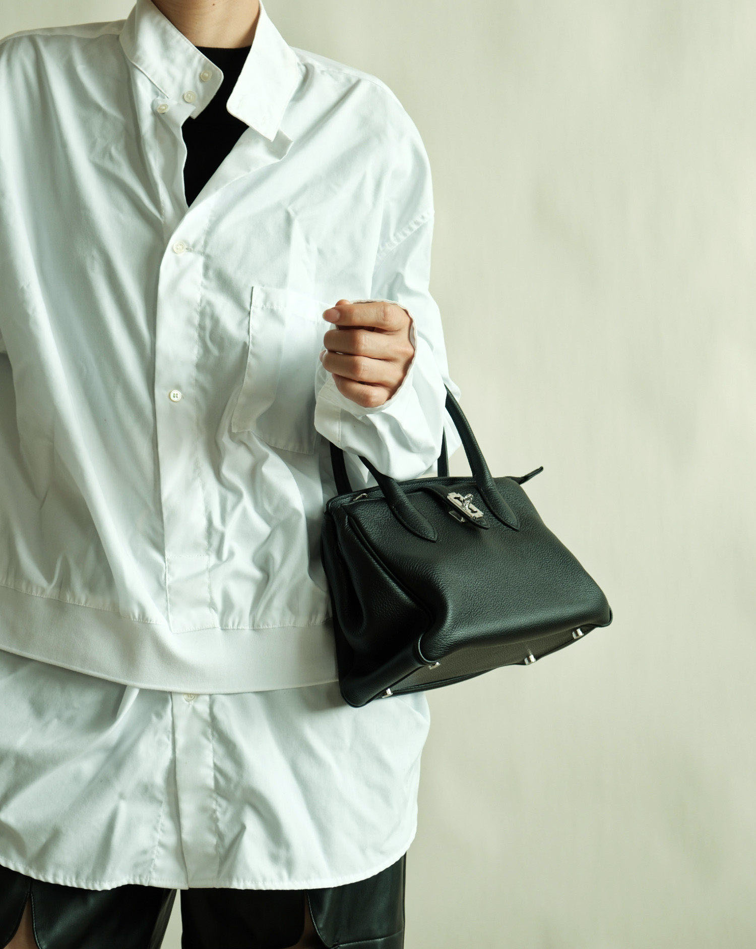 DEEPKEE 質感粒面本革手提包 F326 號