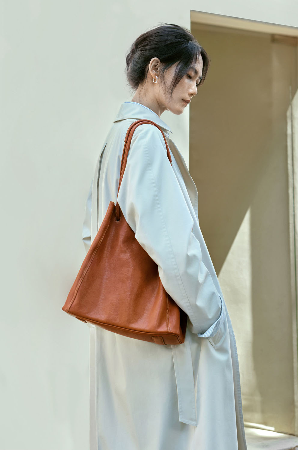 香港狄記皮具 狄記 原創真皮手工 ins郵差包 ins風格包包 頭層牛皮包包 皮革 原創手工真皮 皮件 DEEPKEE 復古真皮手工包