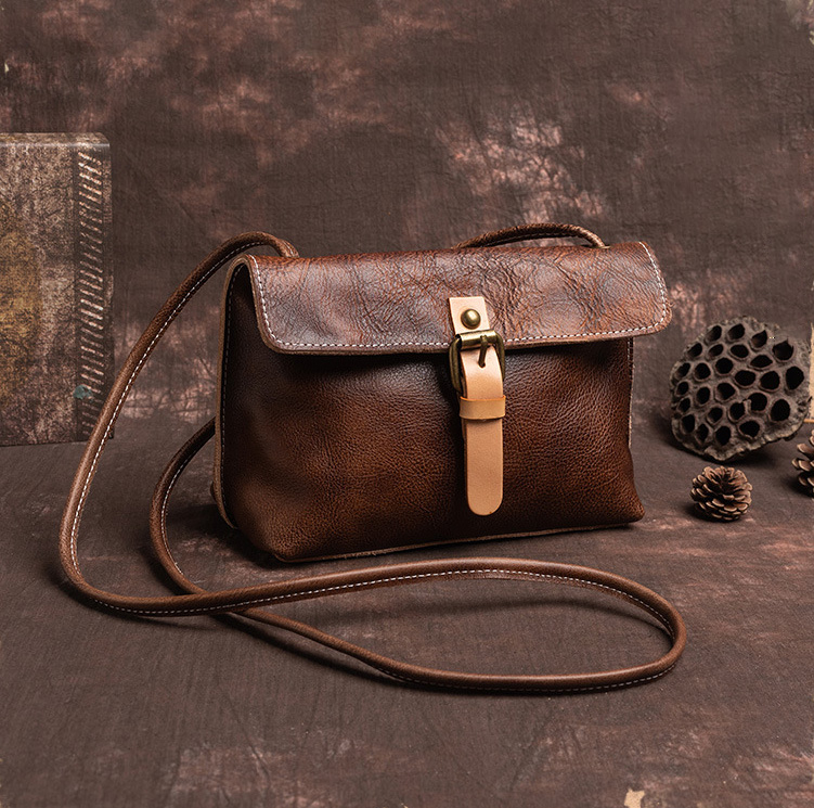 香港狄記皮具 狄記 原創真皮手工 ins郵差包 ins風格包包 頭層牛皮包包 皮革 原創手工真皮 皮件 DEEPKEE 復古真皮手工包