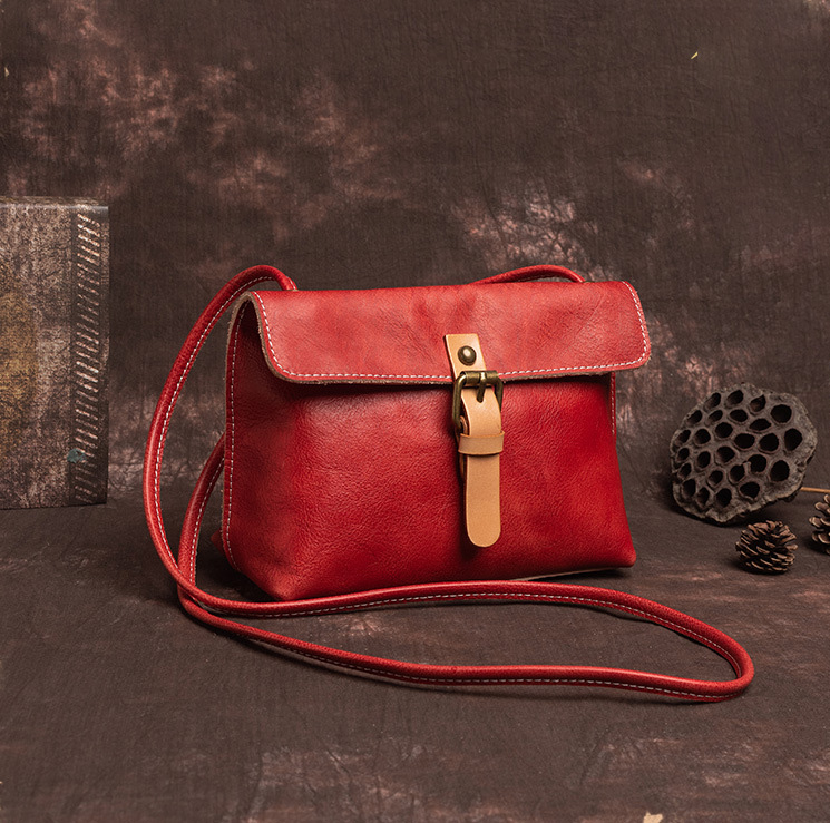 香港狄記皮具 狄記 原創真皮手工 ins郵差包 ins風格包包 頭層牛皮包包 皮革 原創手工真皮 皮件 DEEPKEE 復古真皮手工包