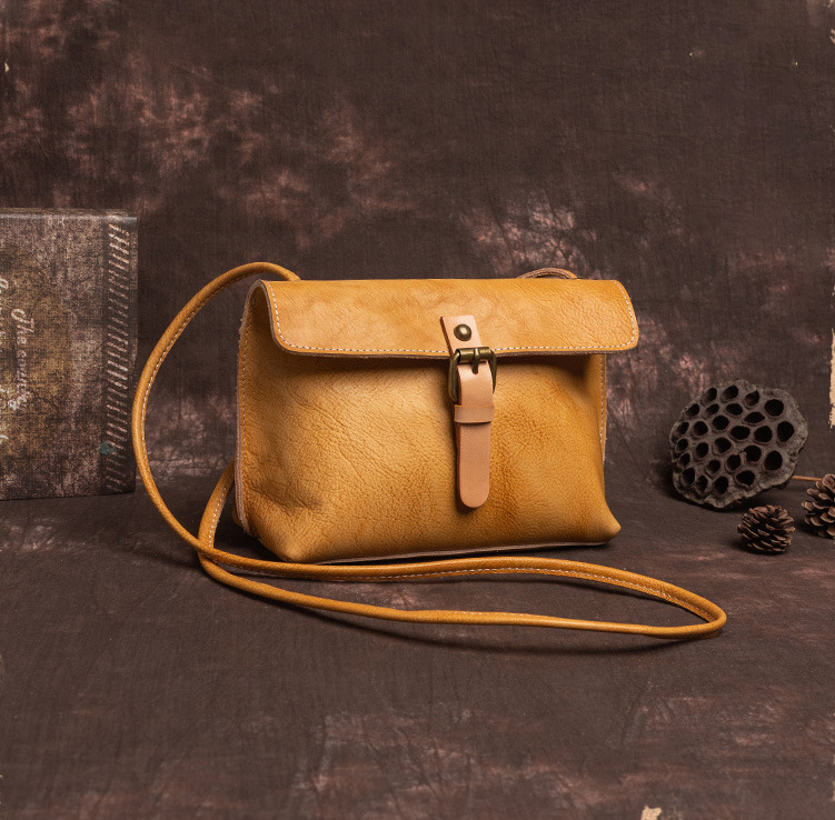 香港狄記皮具 狄記 原創真皮手工 ins郵差包 ins風格包包 頭層牛皮包包 皮革 原創手工真皮 皮件 DEEPKEE 復古真皮手工包