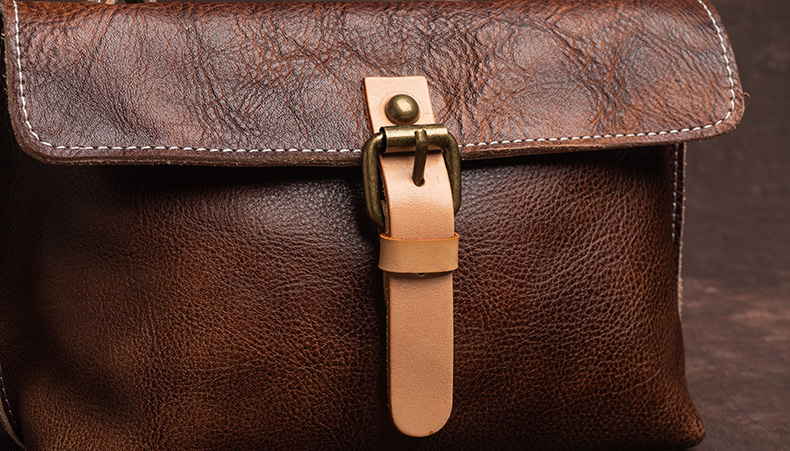 香港狄記皮具 狄記 原創真皮手工 ins郵差包 ins風格包包 頭層牛皮包包 皮革 原創手工真皮 皮件 DEEPKEE 復古真皮手工包