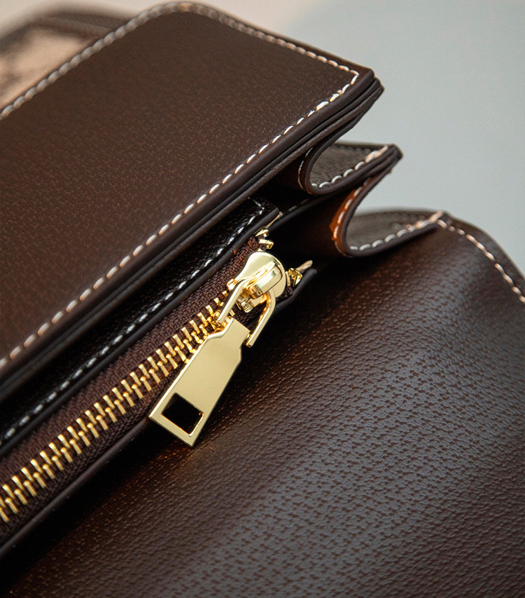 DEEPKEE original nubuck handmade full-grain genuine leather cowhide bag 新款單肩斜挎時尚鍊條包しゅじん手提包 GH-6287 號