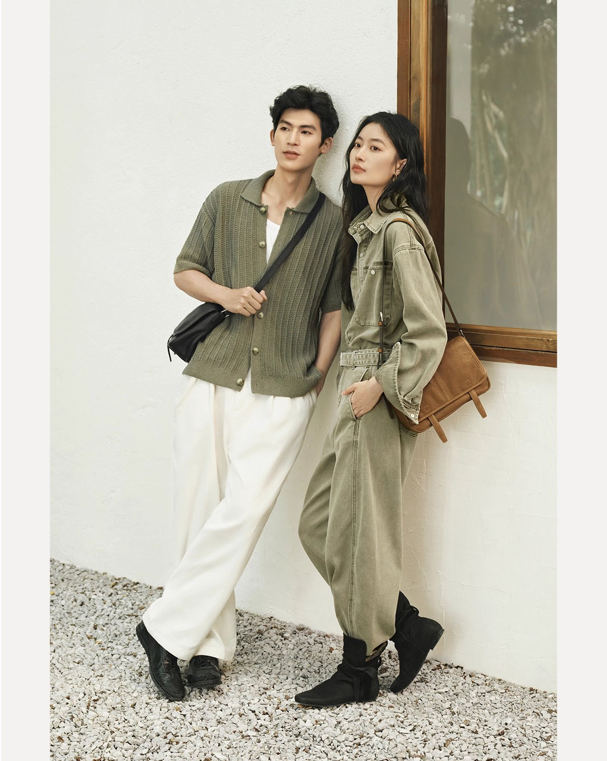 DEEPKEE original nubuck handmade full-grain genuine leather cowhide bag 植鞣牛皮信使郵差包 休閒萬搭復古 HU6758 號