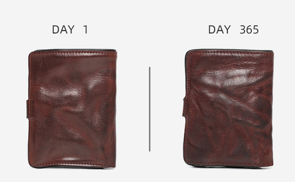 DEEPKEE original nubuck handmade full-grain genuine leather cowhide bag 防盜刷多卡位卡包 男士長款真皮錢包 KW-6189 號