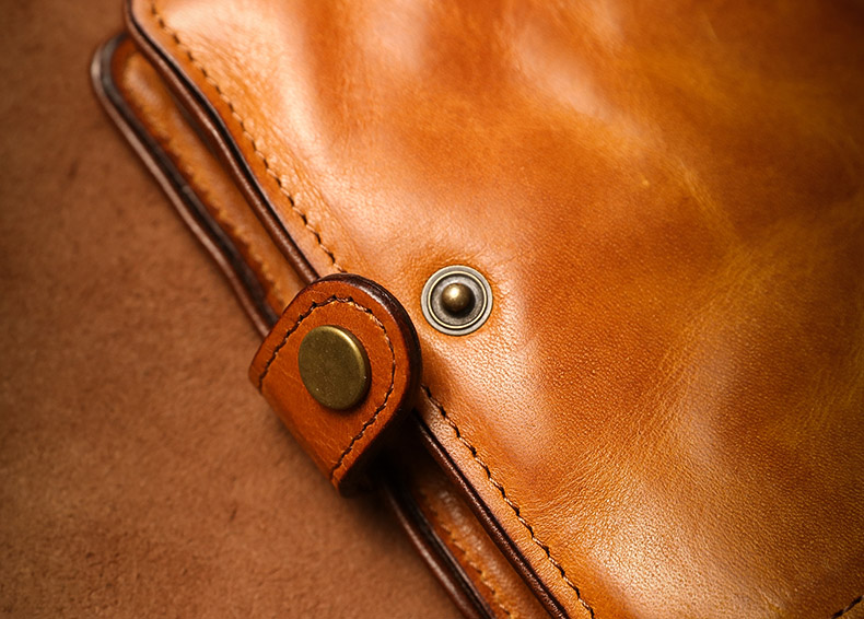 DEEPKEE original nubuck handmade full-grain genuine leather cowhide bag 防盜刷多卡位卡包 男士長款真皮錢包 KW-6189 號