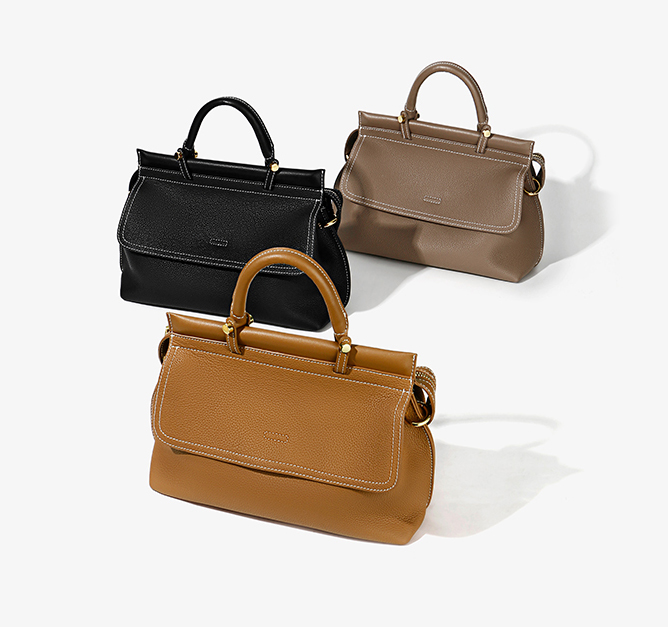 DEEPKEE original nubuck handmade full-grain genuine leather cowhide bag 百搭真皮女士手提包 L2404 號