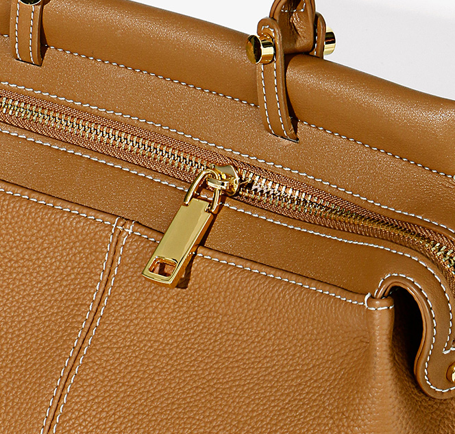 DEEPKEE original nubuck handmade full-grain genuine leather cowhide bag 百搭真皮女士手提包 L2404 號