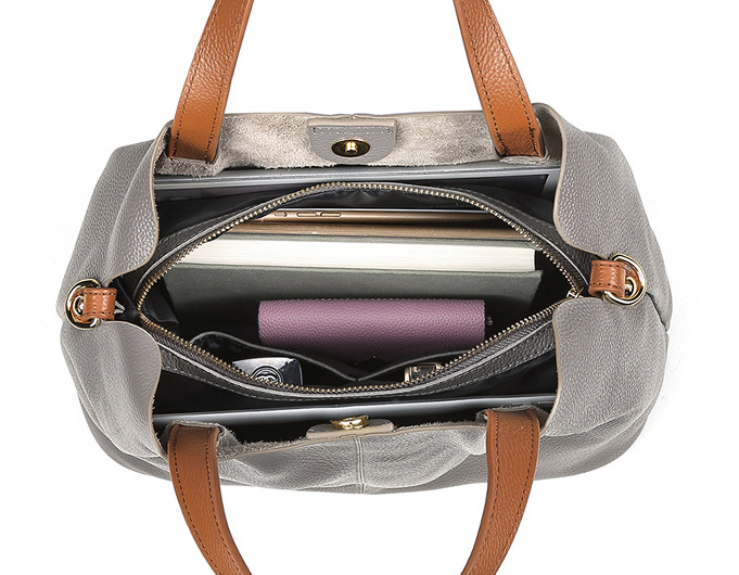 DEEPKEE original nubuck handmade full-grain genuine leather cowhide bag 撞色頭層牛皮女包小眾斜挎手提包包 M156 號