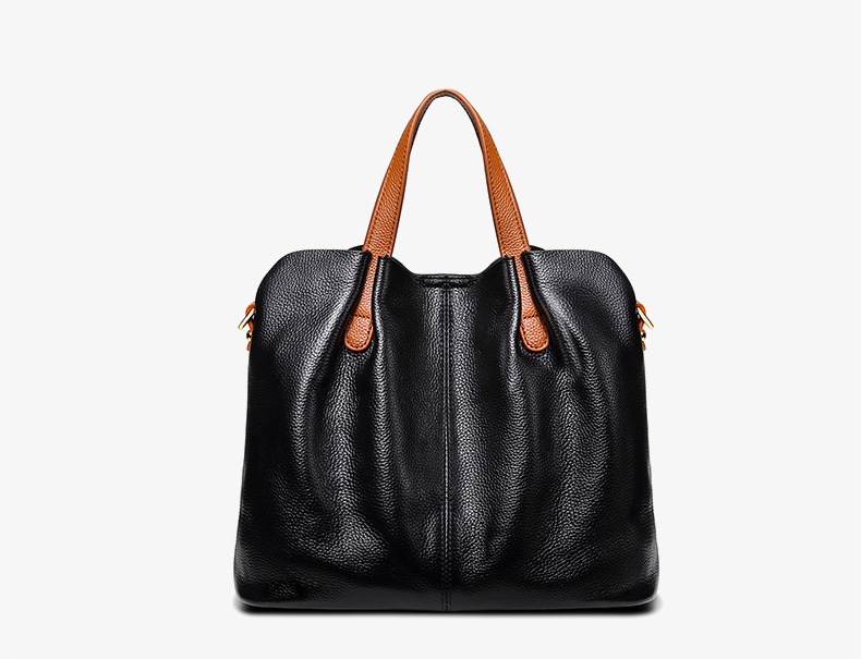 DEEPKEE original nubuck handmade full-grain genuine leather cowhide bag 撞色頭層牛皮女包小眾斜挎手提包包 M156 號