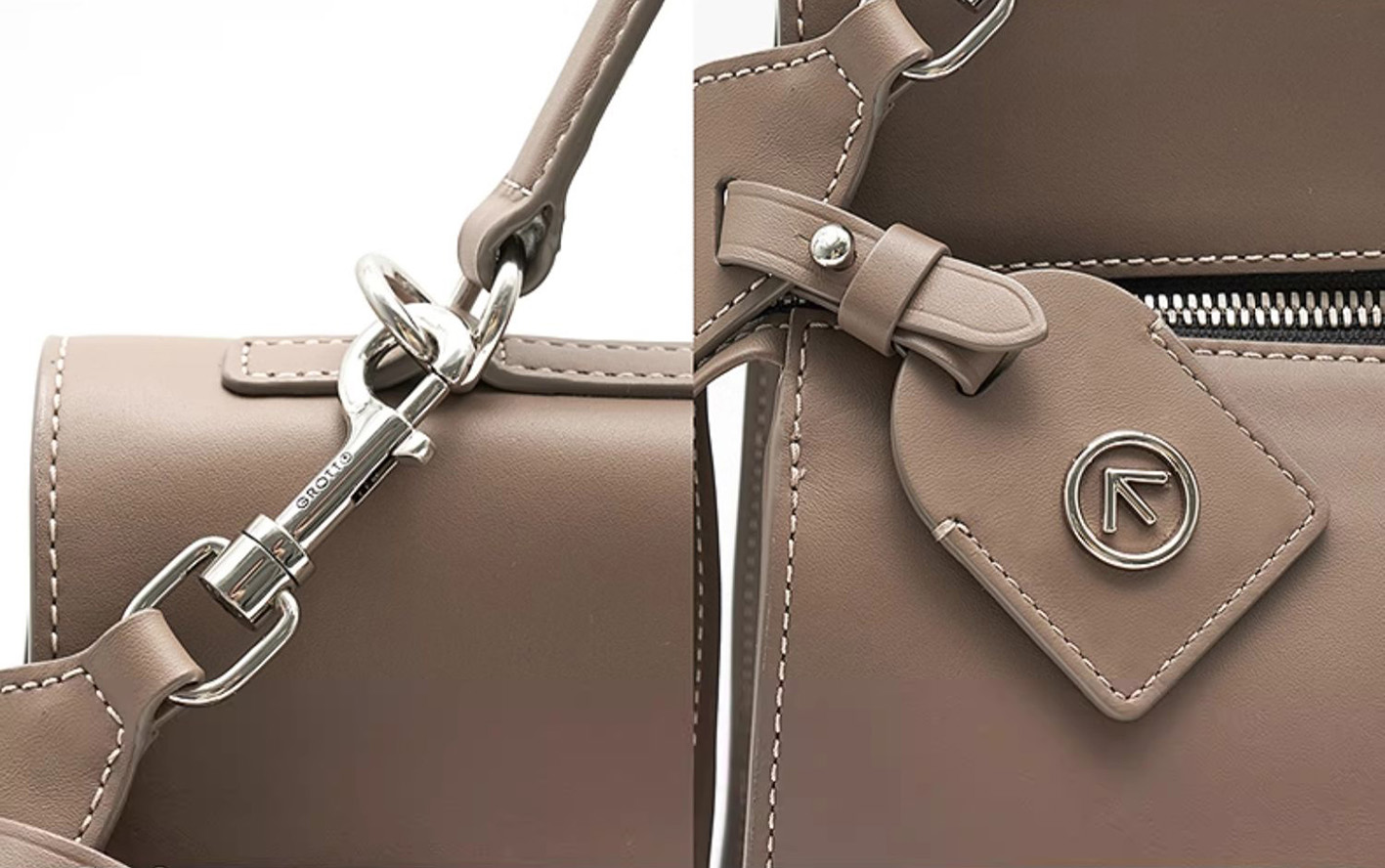 DEEPKEE original nubuck handmade full-grain genuine leather cowhide bag 中號\小號輕便簡約時尚手提單肩斜挎包 MM3700SS 號