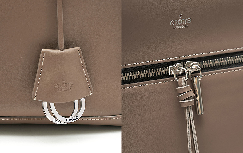 DEEPKEE original nubuck handmade full-grain genuine leather cowhide bag 中號\小號輕便簡約時尚手提單肩斜挎包 MM3700SS 號