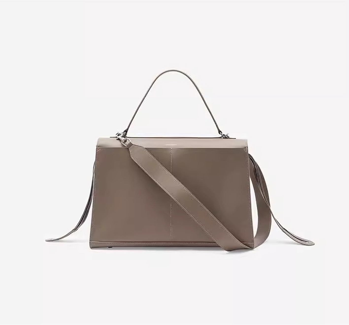 DEEPKEE original nubuck handmade full-grain genuine leather cowhide bag 中號\小號輕便簡約時尚手提單肩斜挎包 MM3700SS 號