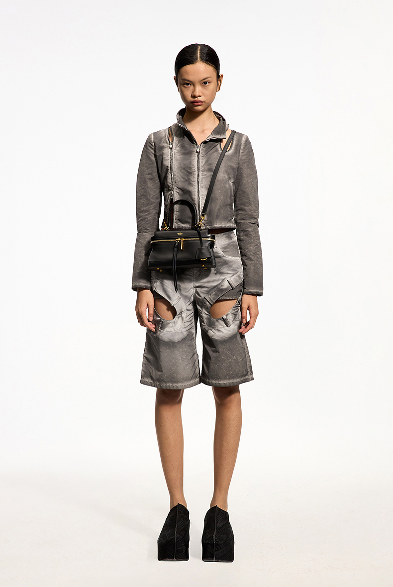 DEEPKEE original nubuck handmade full-grain genuine leather cowhide bag 精緻迷你手提單肩斜挎包 Mini3700 號