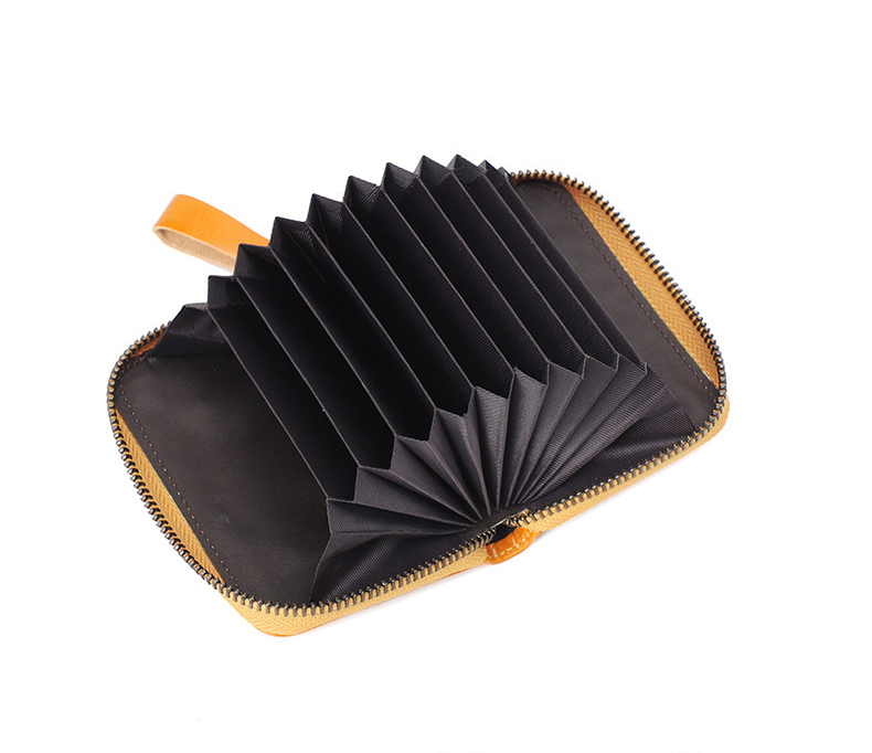 DEEPKEE original nubuck handmade full-grain genuine leather cowhide bag 真皮女士復古零錢包卡包硬幣包頭層牛皮收納包 Q051 號