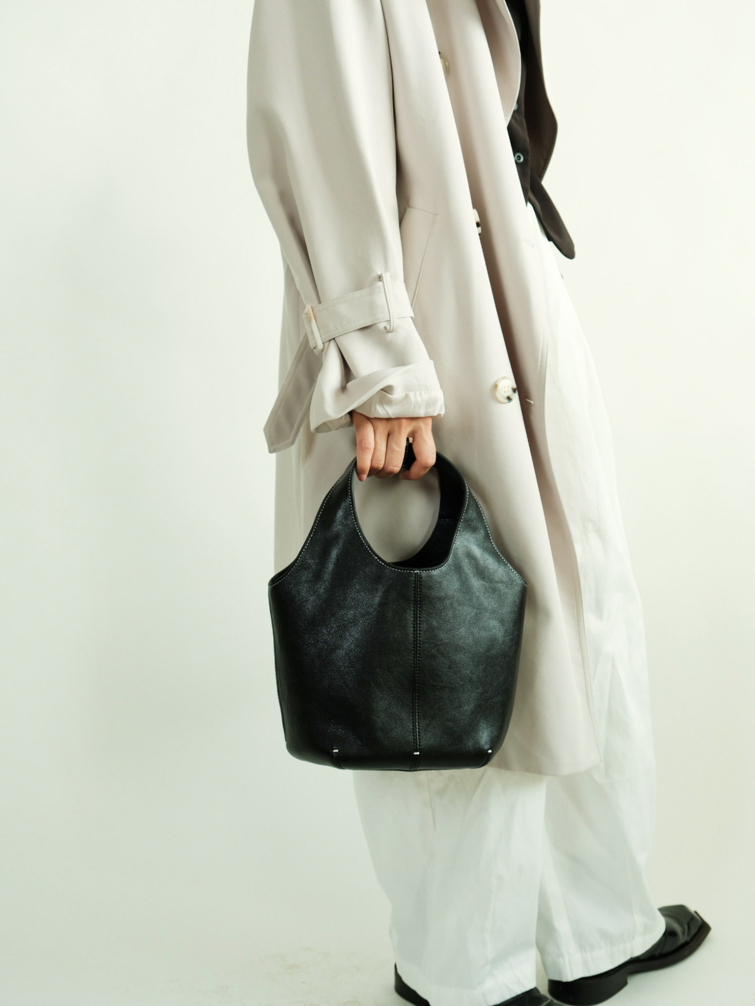 DEEPKEE 手作り眞皮水桶包 RR11 號