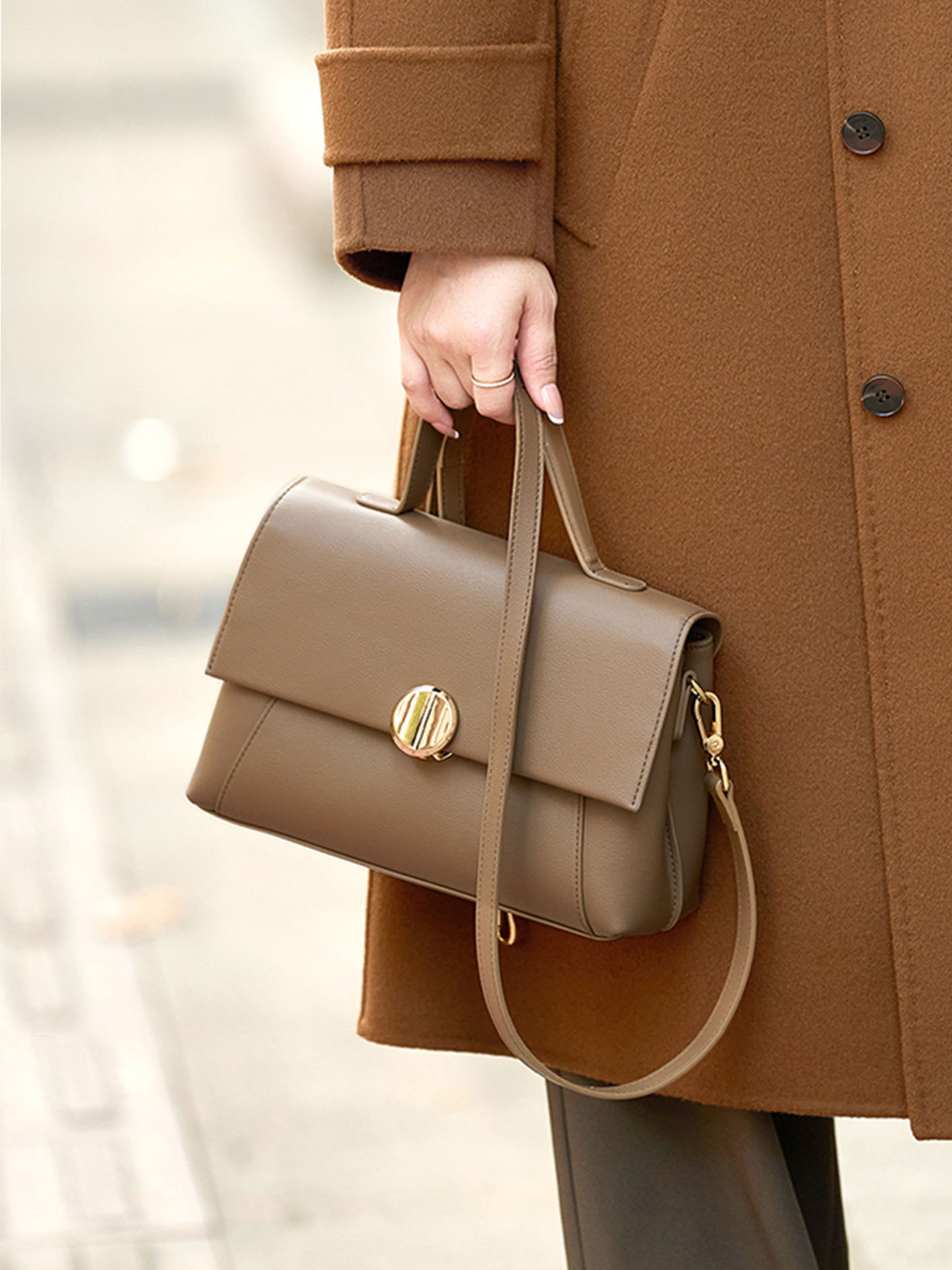 香港狄記皮具 狄記 原創真皮手工 ins郵差包 ins風格包包 頭層牛皮包包 皮革 原創手工真皮 皮件 DEEPKEE 復古真皮手工包