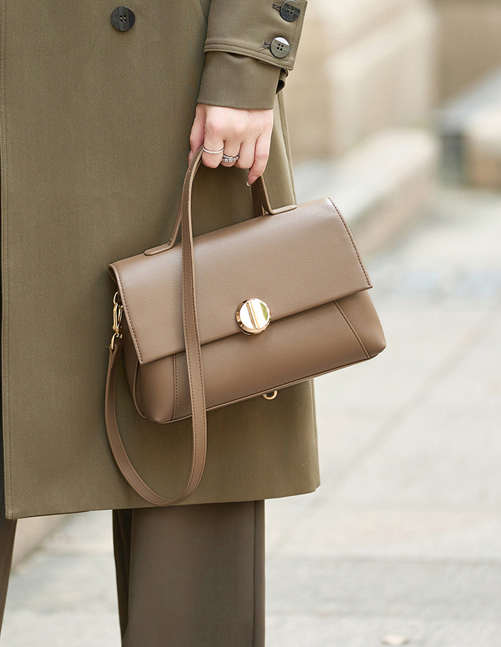 香港狄記皮具 狄記 原創真皮手工 ins郵差包 ins風格包包 頭層牛皮包包 皮革 原創手工真皮 皮件 DEEPKEE 復古真皮手工包