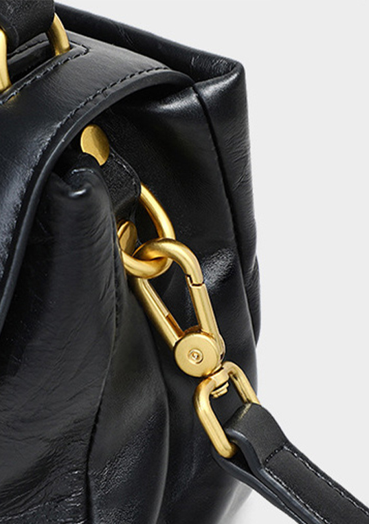 DEEPKEE original nubuck handmade full-grain genuine leather cowhide bag 真皮大容量手提單肩小方包 V90638 號