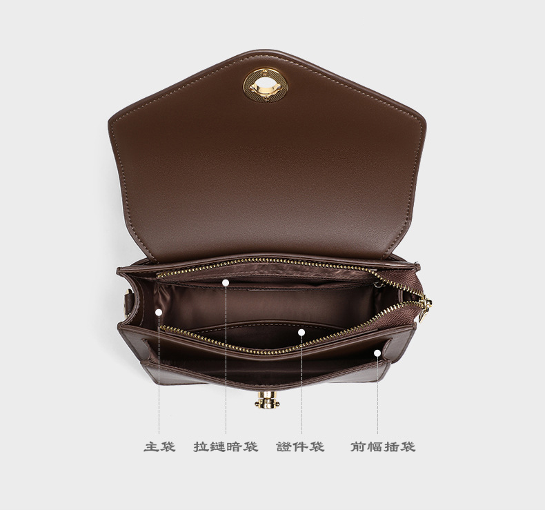 DEEPKEE original nubuck handmade full-grain genuine leather cowhide bag 時尚女包メールバッグ真皮搭單肩手提包 V90692 號