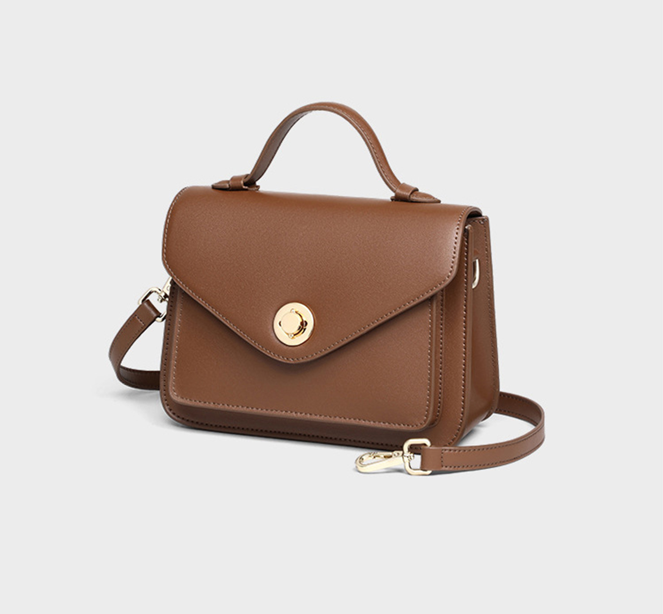 DEEPKEE original nubuck handmade full-grain genuine leather cowhide bag 時尚女包メールバッグ真皮搭單肩手提包 V90692 號