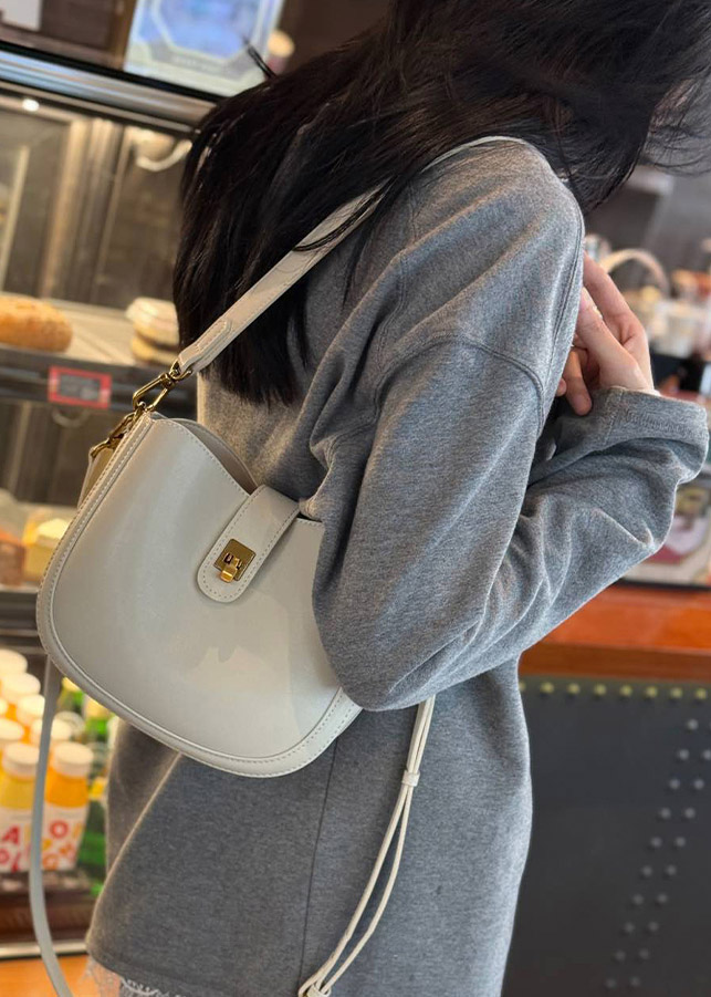 DEEPKEE original nubuck handmade full-grain genuine leather cowhide bag 馬鞍包時尚百搭斜挎包 V92008 號