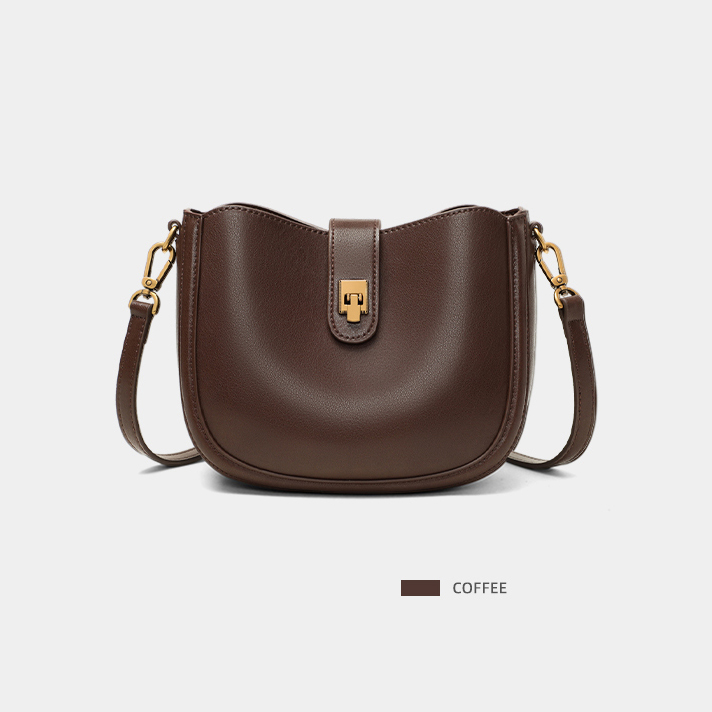 DEEPKEE original nubuck handmade full-grain genuine leather cowhide bag 馬鞍包時尚百搭斜挎包 V92008 號