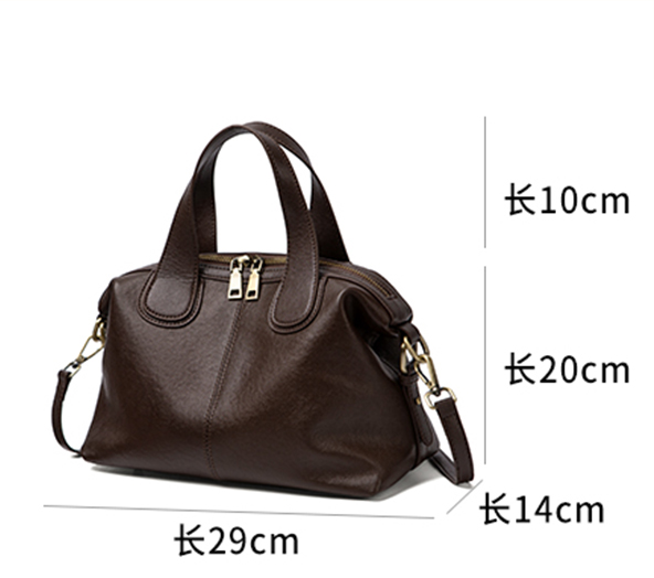 DEEPKEE original nubuck handmade full-grain genuine leather cowhide bag 真皮大容量波士頓包手提包 V92663 號