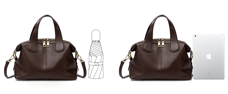 DEEPKEE original nubuck handmade full-grain genuine leather cowhide bag 真皮大容量波士頓包手提包 V92663 號