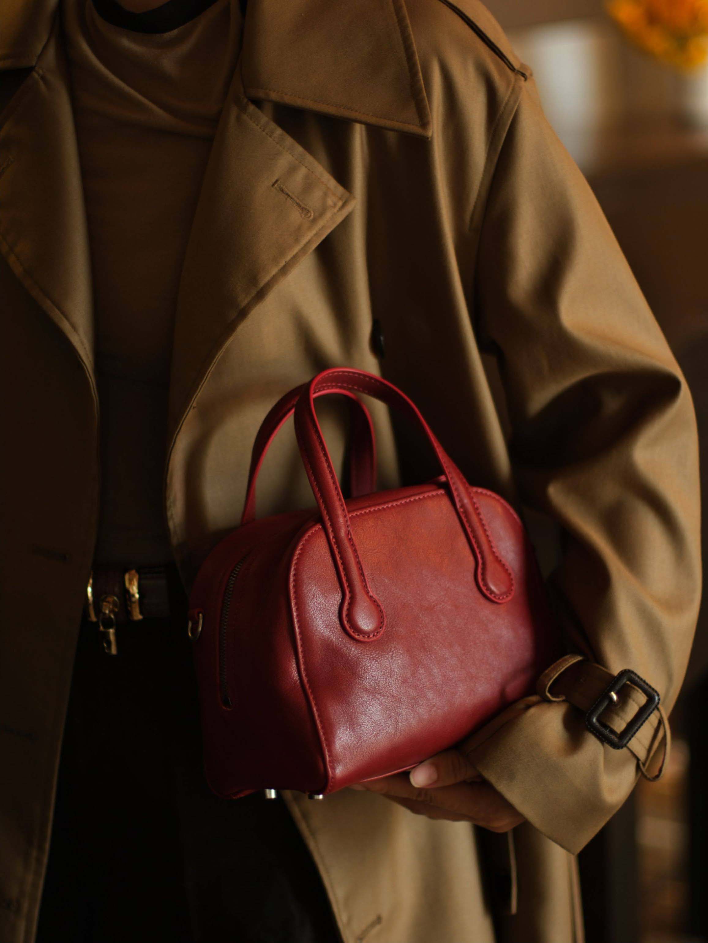 香港狄記皮具 狄記 原創真皮手工 ins郵差包 ins風格包包 頭層牛皮包包 皮革 原創手工真皮 皮件 DEEPKEE 復古真皮手工包