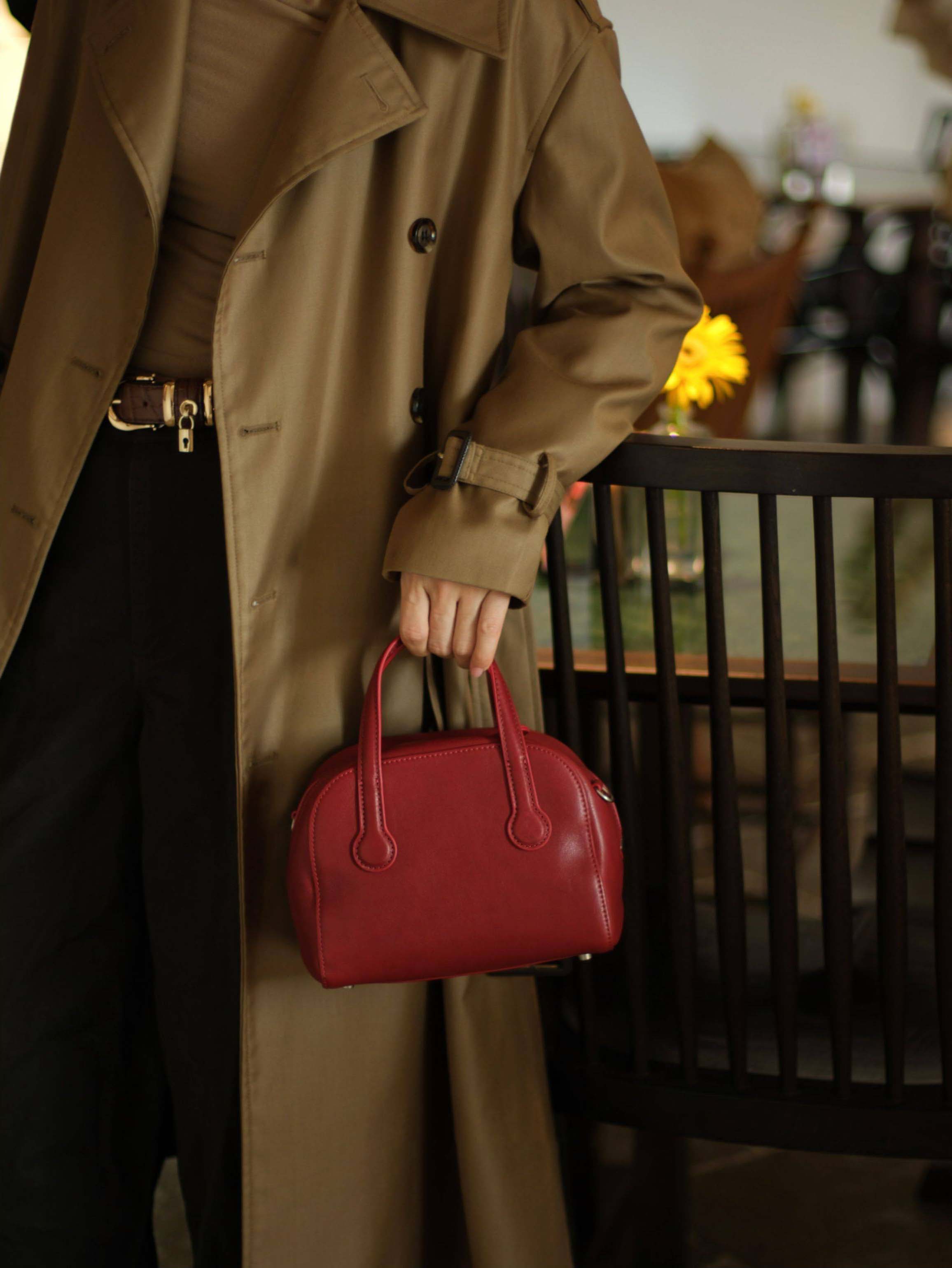 香港狄記皮具 狄記 原創真皮手工 ins郵差包 ins風格包包 頭層牛皮包包 皮革 原創手工真皮 皮件 DEEPKEE 復古真皮手工包