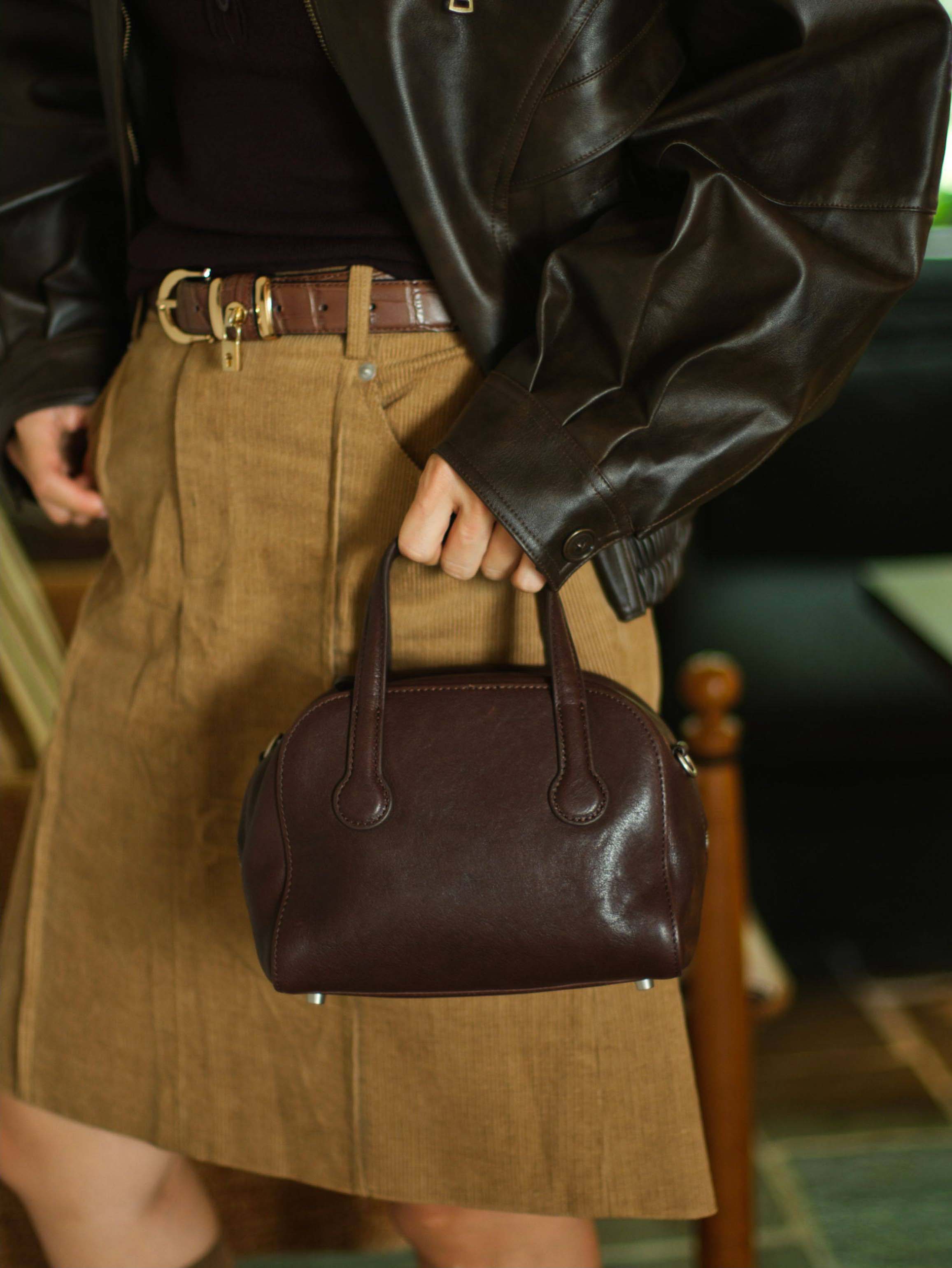 香港狄記皮具 狄記 原創真皮手工 ins郵差包 ins風格包包 頭層牛皮包包 皮革 原創手工真皮 皮件 DEEPKEE 復古真皮手工包