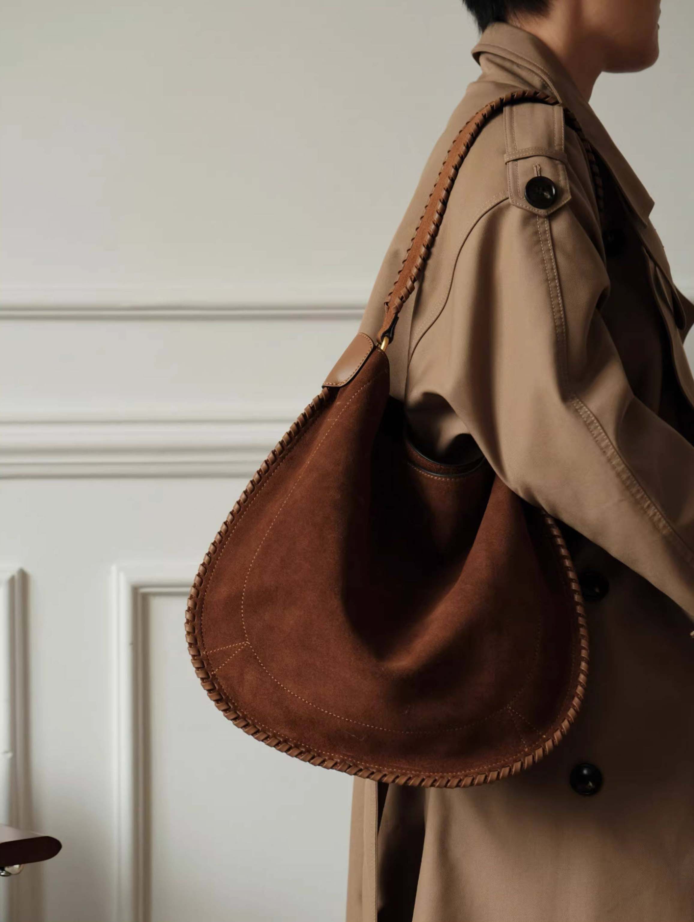 香港狄記皮具 狄記 原創真皮手工 ins郵差包 ins風格包包 頭層牛皮包包 皮革 原創手工真皮 皮件 DEEPKEE 復古真皮手工包