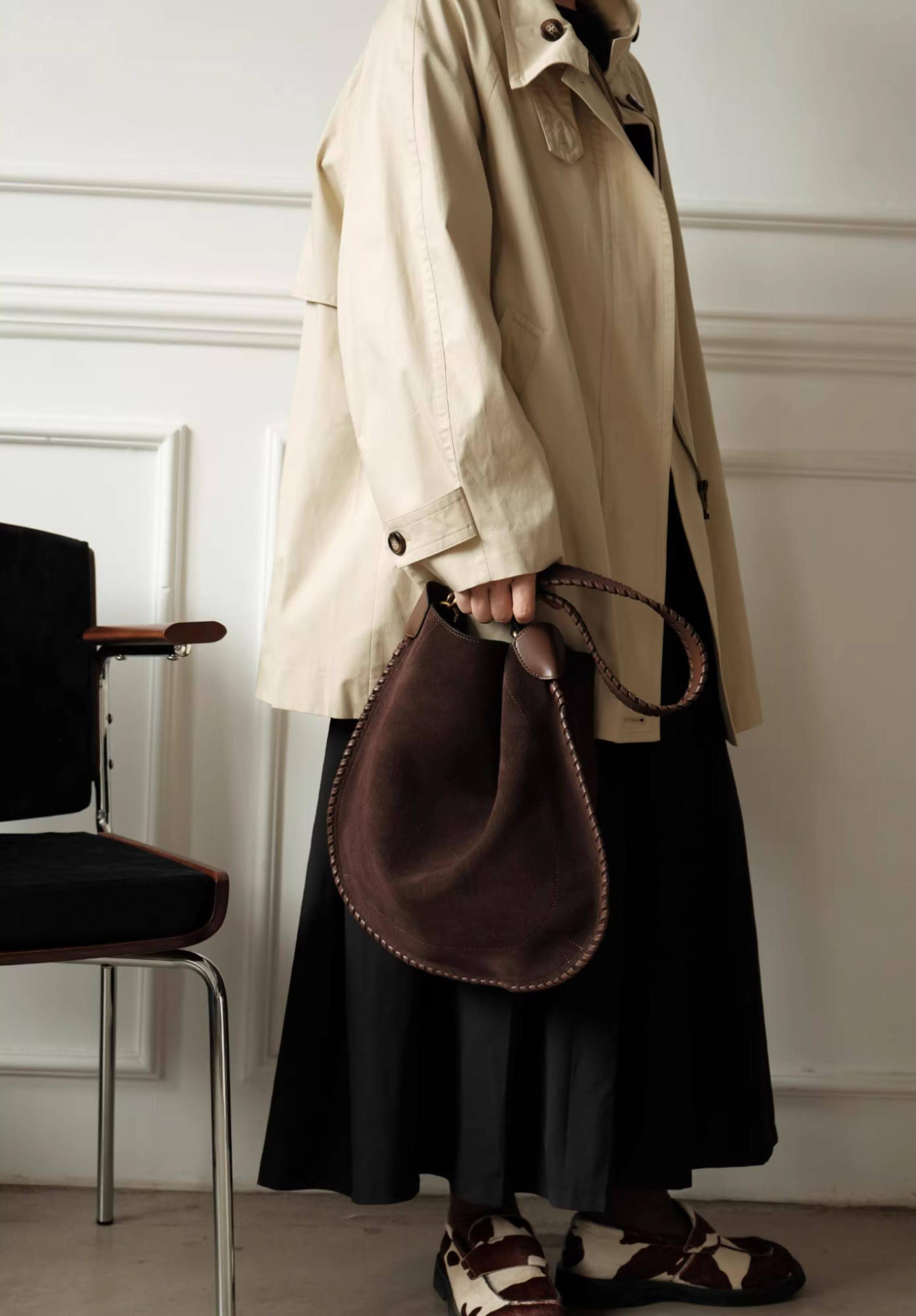 香港狄記皮具 狄記 原創真皮手工 ins郵差包 ins風格包包 頭層牛皮包包 皮革 原創手工真皮 皮件 DEEPKEE 復古真皮手工包