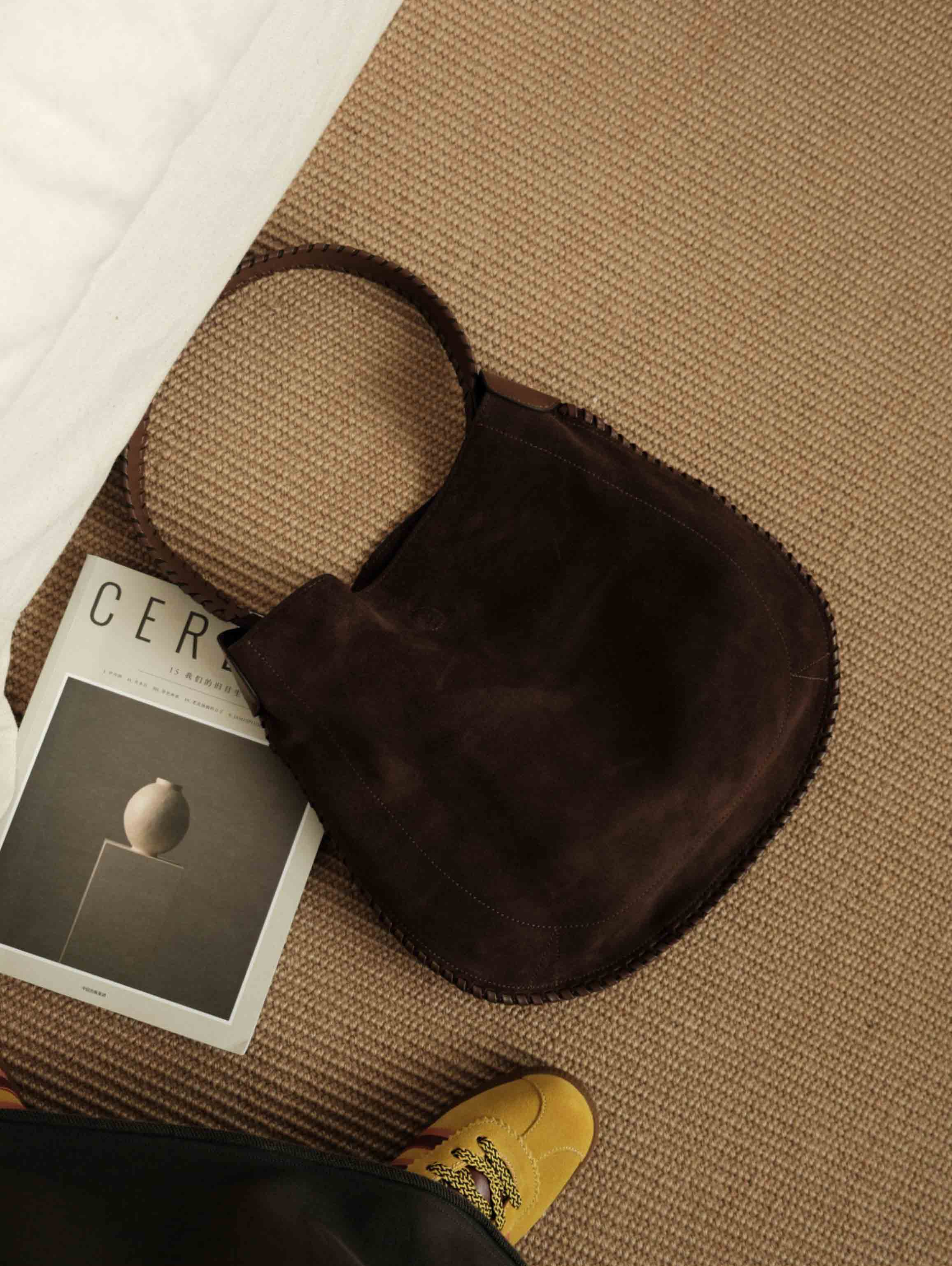 香港狄記皮具 狄記 原創真皮手工 ins郵差包 ins風格包包 頭層牛皮包包 皮革 原創手工真皮 皮件 DEEPKEE 復古真皮手工包