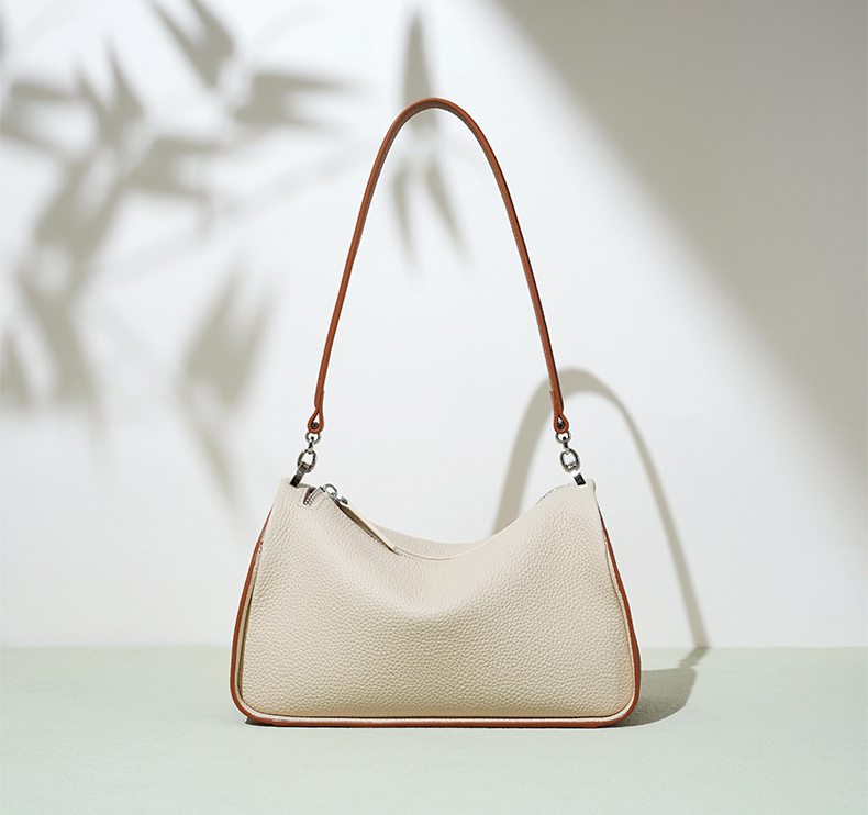 DEEPKEE original nubuck handmade full-grain genuine leather cowhide bag 閒趣手提單肩腋下包 斜挎女包 波士頓包 XA2010 號