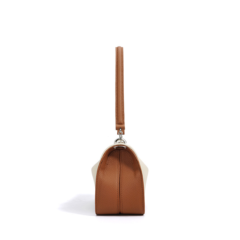 DEEPKEE original nubuck handmade full-grain genuine leather cowhide bag 閒趣手提單肩腋下包 斜挎女包 波士頓包 XA2010 號