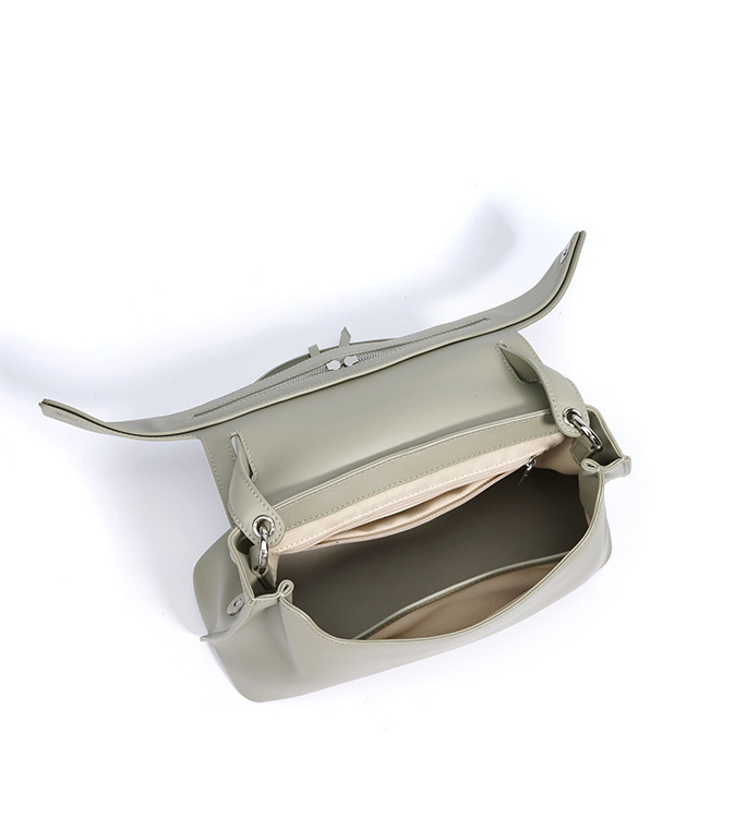 DEEPKEE original nubuck handmade full-grain genuine leather cowhide bag 真皮百搭時尚個性大嘴包 XA2018 號