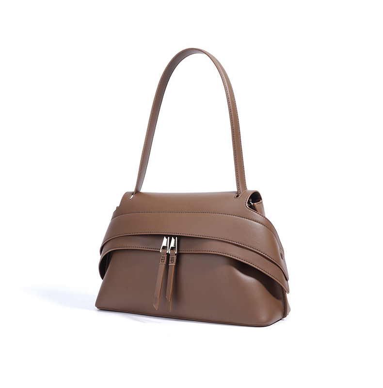 DEEPKEE original nubuck handmade full-grain genuine leather cowhide bag 真皮百搭時尚個性大嘴包 XA2018 號