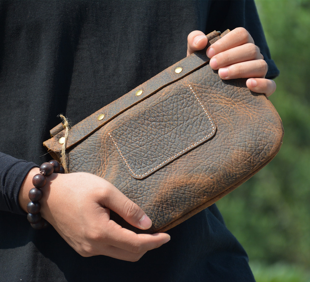 香港狄記皮具 狄記 原創真皮手工 ins郵差包 ins風格包包 頭層牛皮包包 皮革 原創手工真皮 皮件 DEEPKEE 復古真皮手工包