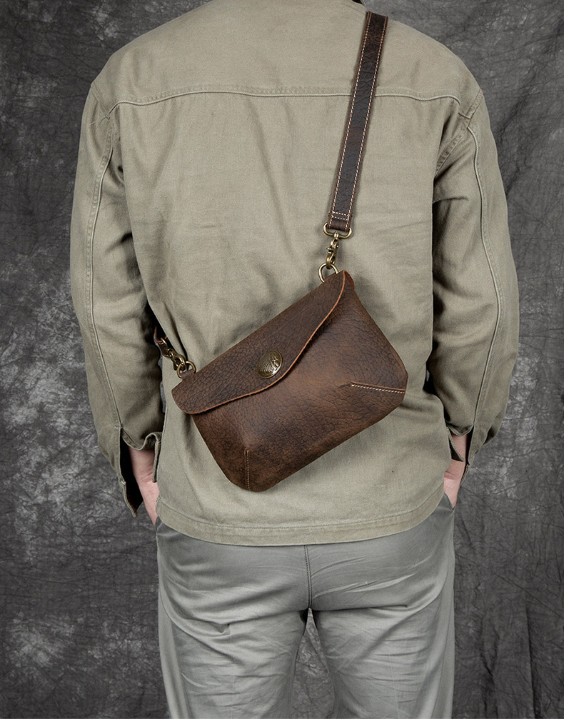 香港狄記皮具 狄記 原創真皮手工 ins郵差包 ins風格包包 頭層牛皮包包 皮革 原創手工真皮 皮件 DEEPKEE 復古真皮手工包