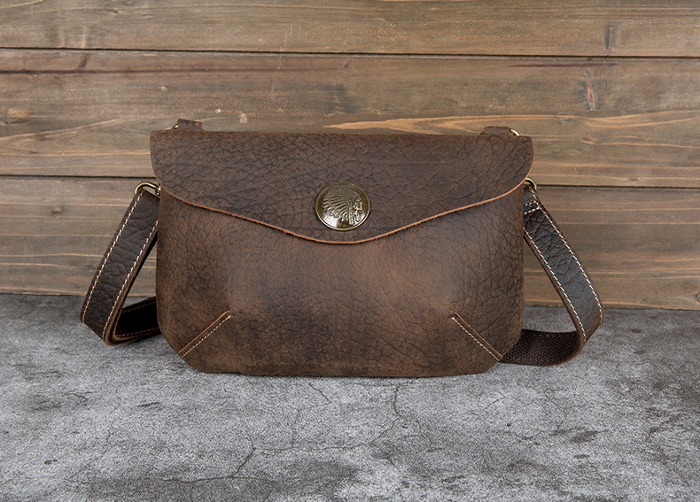 香港狄記皮具 狄記 原創真皮手工 ins郵差包 ins風格包包 頭層牛皮包包 皮革 原創手工真皮 皮件 DEEPKEE 復古真皮手工包