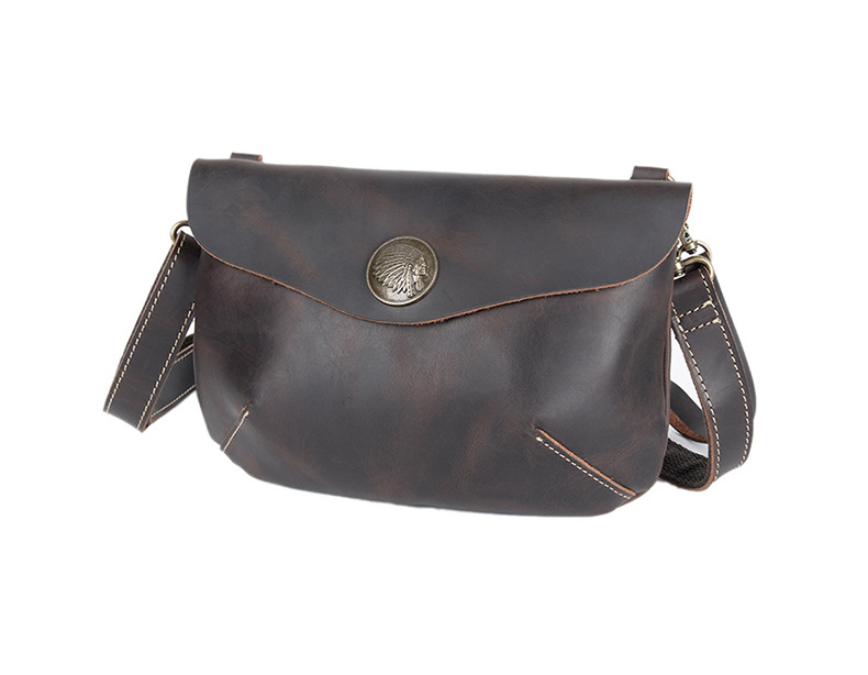 香港狄記皮具 狄記 原創真皮手工 ins郵差包 ins風格包包 頭層牛皮包包 皮革 原創手工真皮 皮件 DEEPKEE 復古真皮手工包