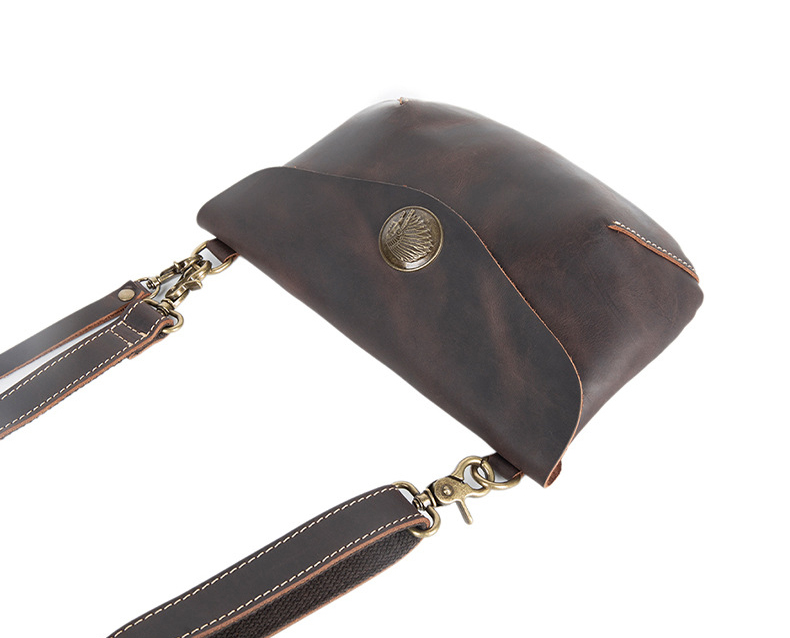 香港狄記皮具 狄記 原創真皮手工 ins郵差包 ins風格包包 頭層牛皮包包 皮革 原創手工真皮 皮件 DEEPKEE 復古真皮手工包