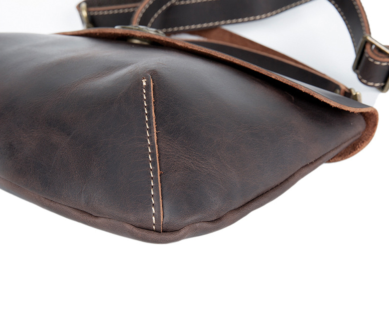 香港狄記皮具 狄記 原創真皮手工 ins郵差包 ins風格包包 頭層牛皮包包 皮革 原創手工真皮 皮件 DEEPKEE 復古真皮手工包